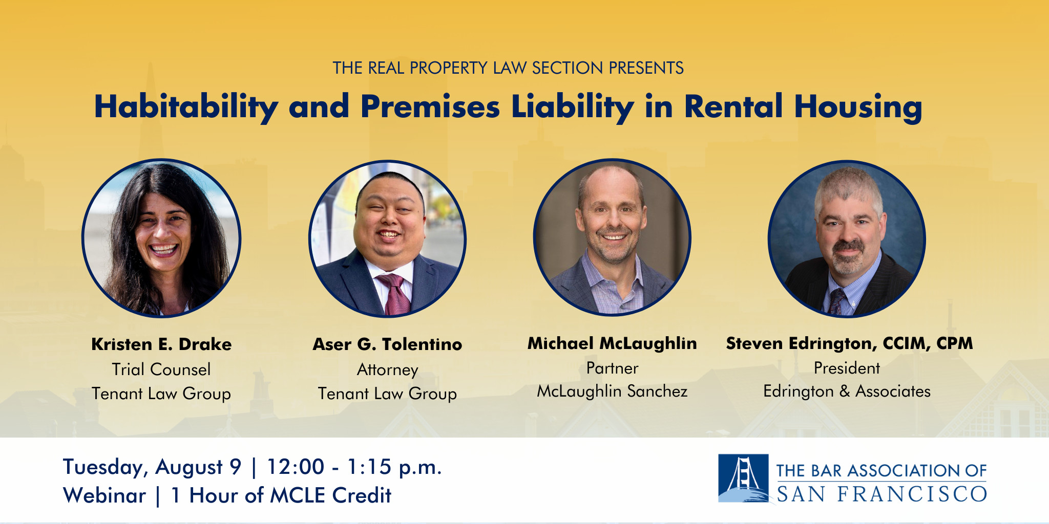 The Bar Association of San Francisco on Twitter "Listen as a panel of