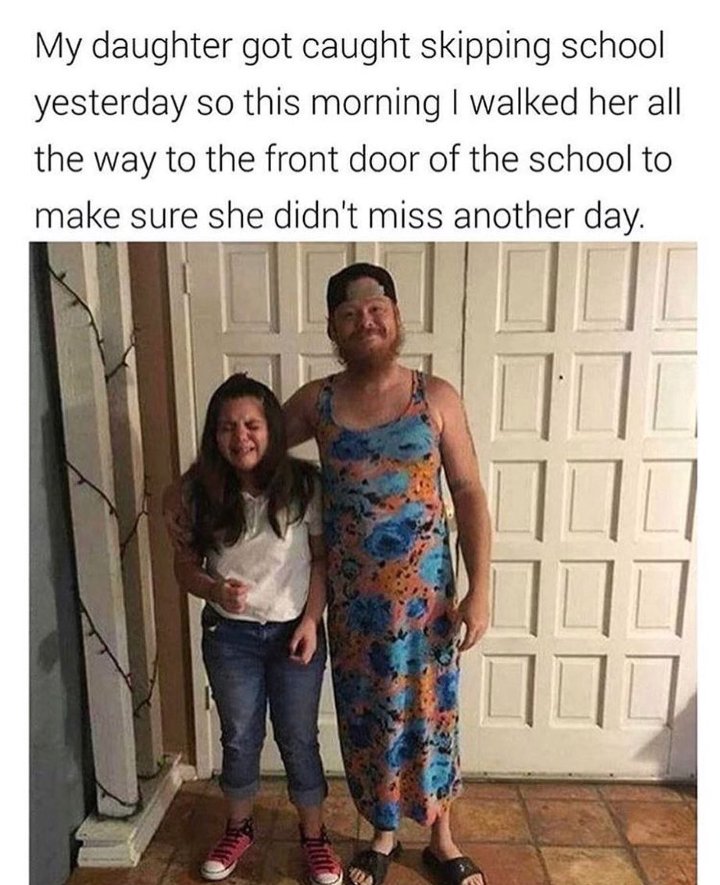 She won't do that again 😄😄