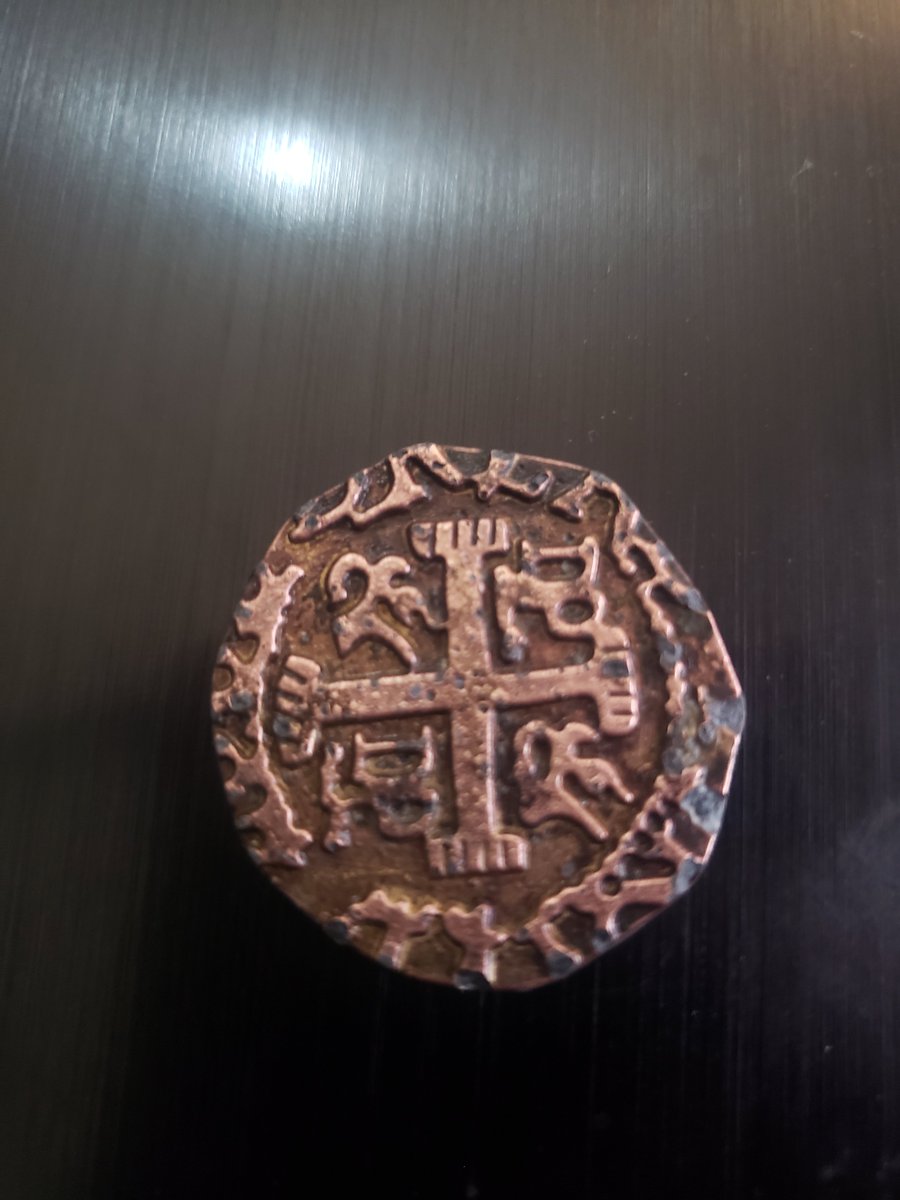 Can Anyone tell me more about this coin and if they think it's authentic?

#Collectibles #coins #spanish