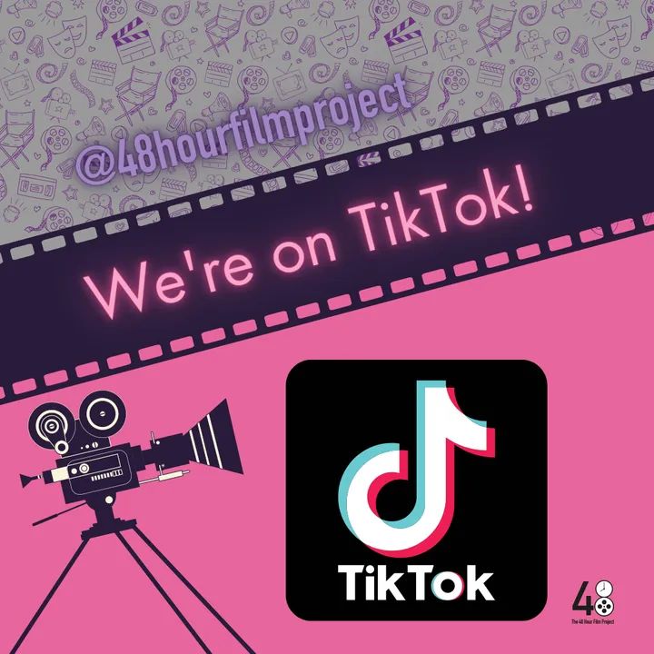 It's happening! The 48 Hour Film Project is now on TikTok! Come follow us for behind the scenes, red carpets, short films and much more! #48hfp #48tiktok #Filmmaking