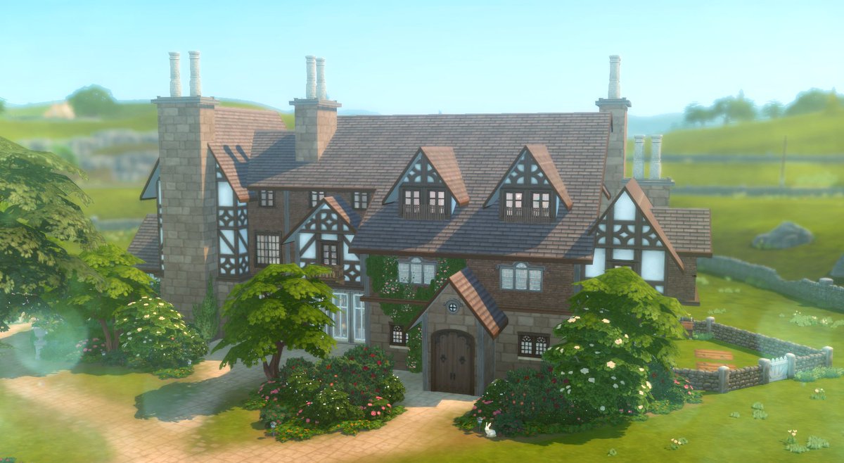 beccatownsims's tweet photo. Just a little English country manor for Henford-on-Bagley

#sims4 #sims4build #sims #showusyourbuilds #sims4house https://t.co/jgvDaIYQFY