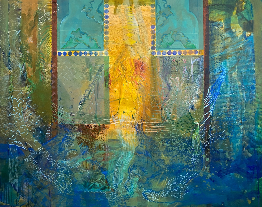 KODAlab_'s tweet photo. Opening this Thursday! 🌊 July 28 at 5-8pm at Trotter&amp;Sholer. 'Water binds me to your name' is a solo #Exhibition of works by @baharbeh spanning the 4 years. Curated by @klaudiadraber and KODA, the exhibition presents works anchored in the politics of water stewardship. https://t.co/fb8f3jTUrD