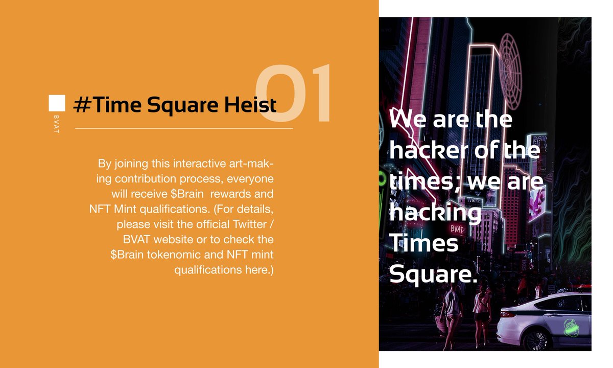 What is Times Square Heist?
Just imagine millions of people walking in Times Square which was originally promenaded by various advertisements. Suddenly countless codes began to occupy every digital screen, trying to break the barriers of the dimension, like in the Matrix movie👇
