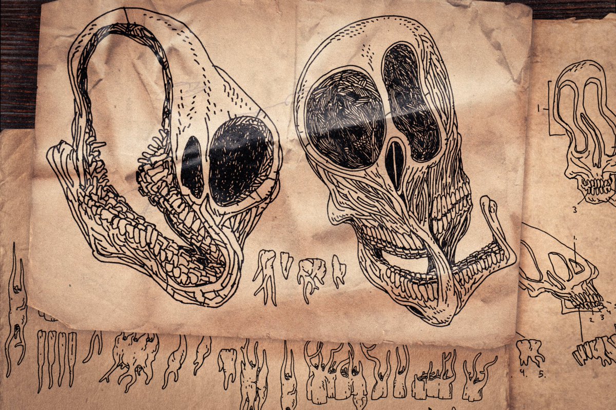 1849. Last page of Renard de Sévigné's notes:
"Years ago, I found the Shifting Skull while exploring the Paris Catacombs.
I have studied its mysteries since. How does it keep transforming? Is it… alive?
The answers must lie in the marrow.
For this experiment, I will break it." https://t.co/qk32w6cyAi