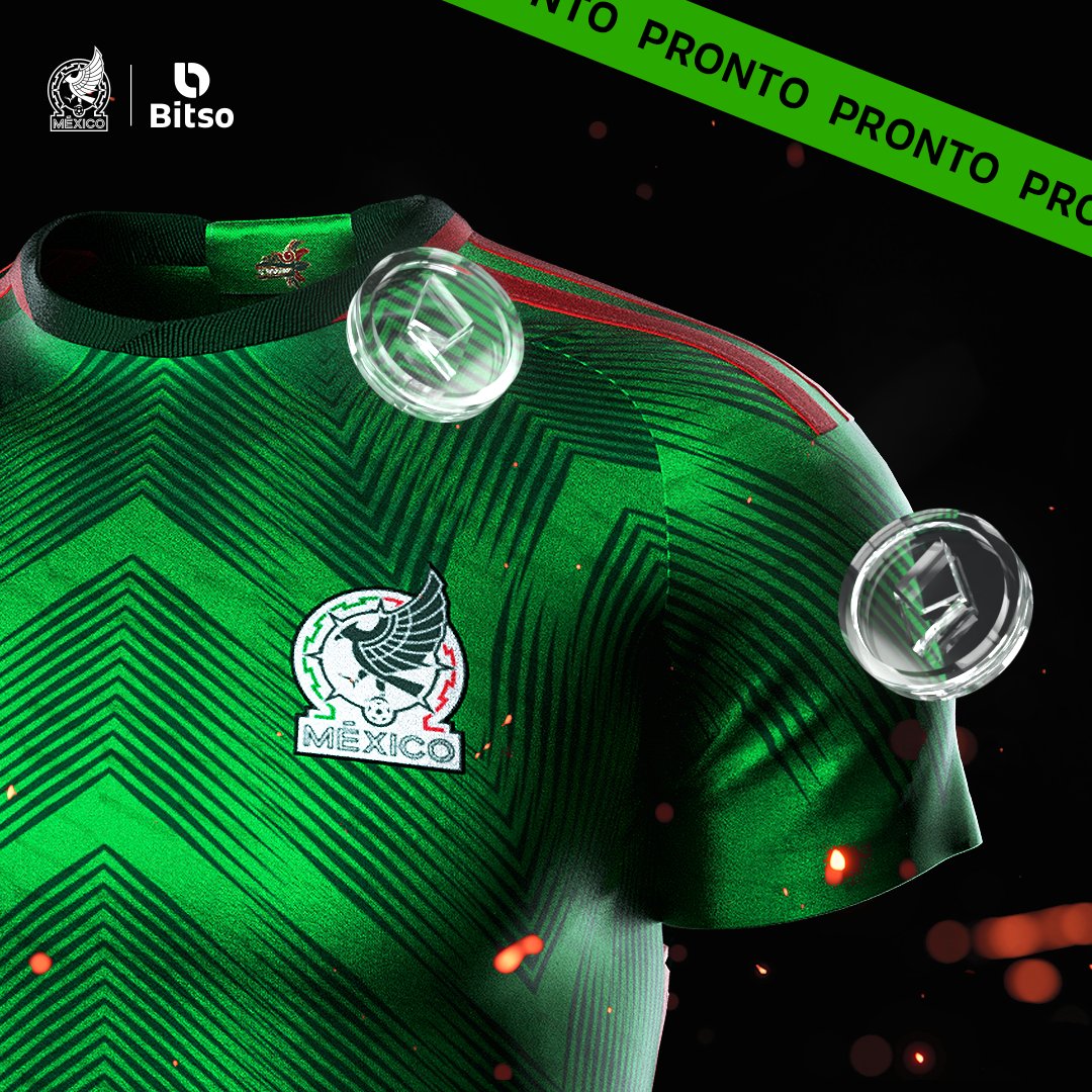 miseleccionmx's tweet image. Próximamente podrás comprar nuestro nuevo jersey con criptomonedas (ETH). 🤩 🇲🇽
Si lo compras, podrás ser de las primeras personas en tener acceso a nuestra primera edición de NFTs. 😉

Descarga la App 📱 de @Bitso y compra ETH de forma muy sencilla. 💯 bit.ly/3OCwsVv