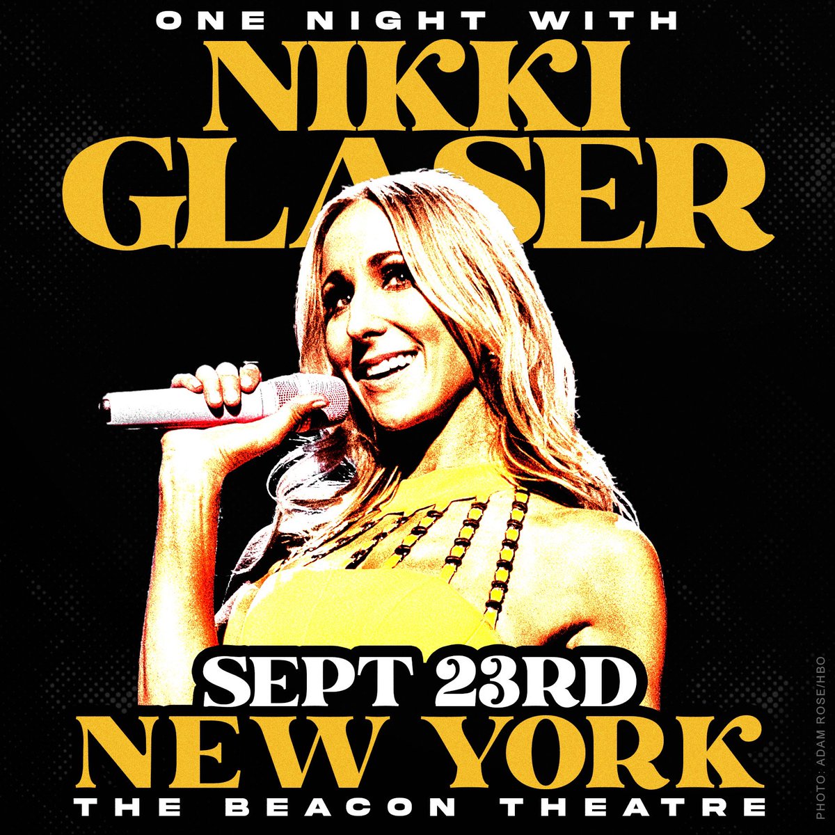 NYC SEPT 23rd BEACON THEATER, BABY! nikkiglaser.com/tour
