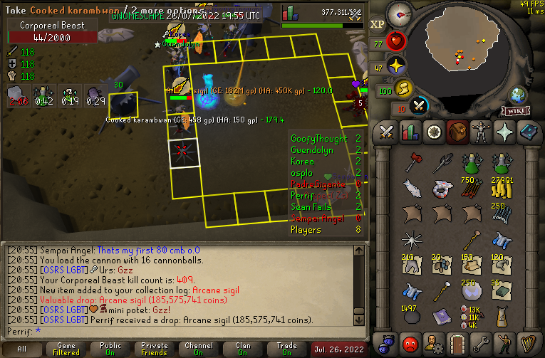 OSRS_LGBT's tweet photo. success 😄 https://t.co/Up9fRcoWAt