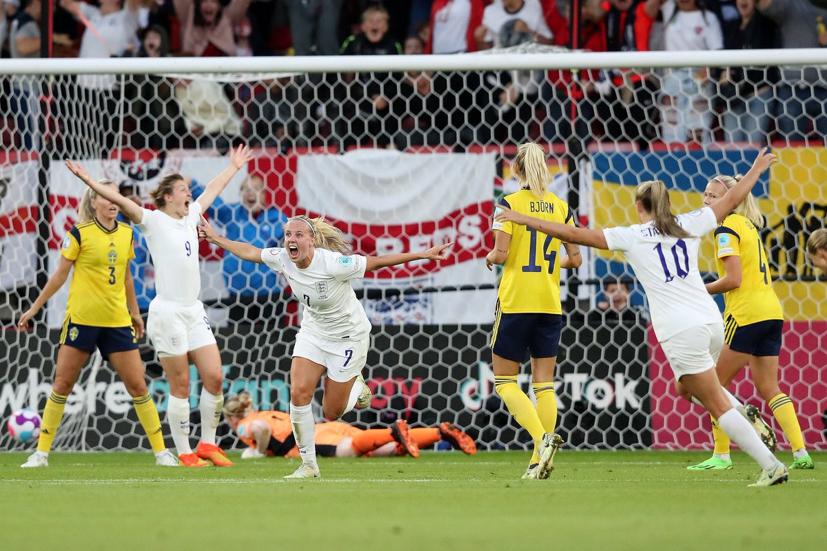virey24's tweet photo. Half Time #EuroFemininaNaESPN Inglaterra 🏴󠁧󠁢󠁥󠁮󠁧󠁿 1-0 Suecia 🇸🇪 https://t.co/1ji0A7SXHJ