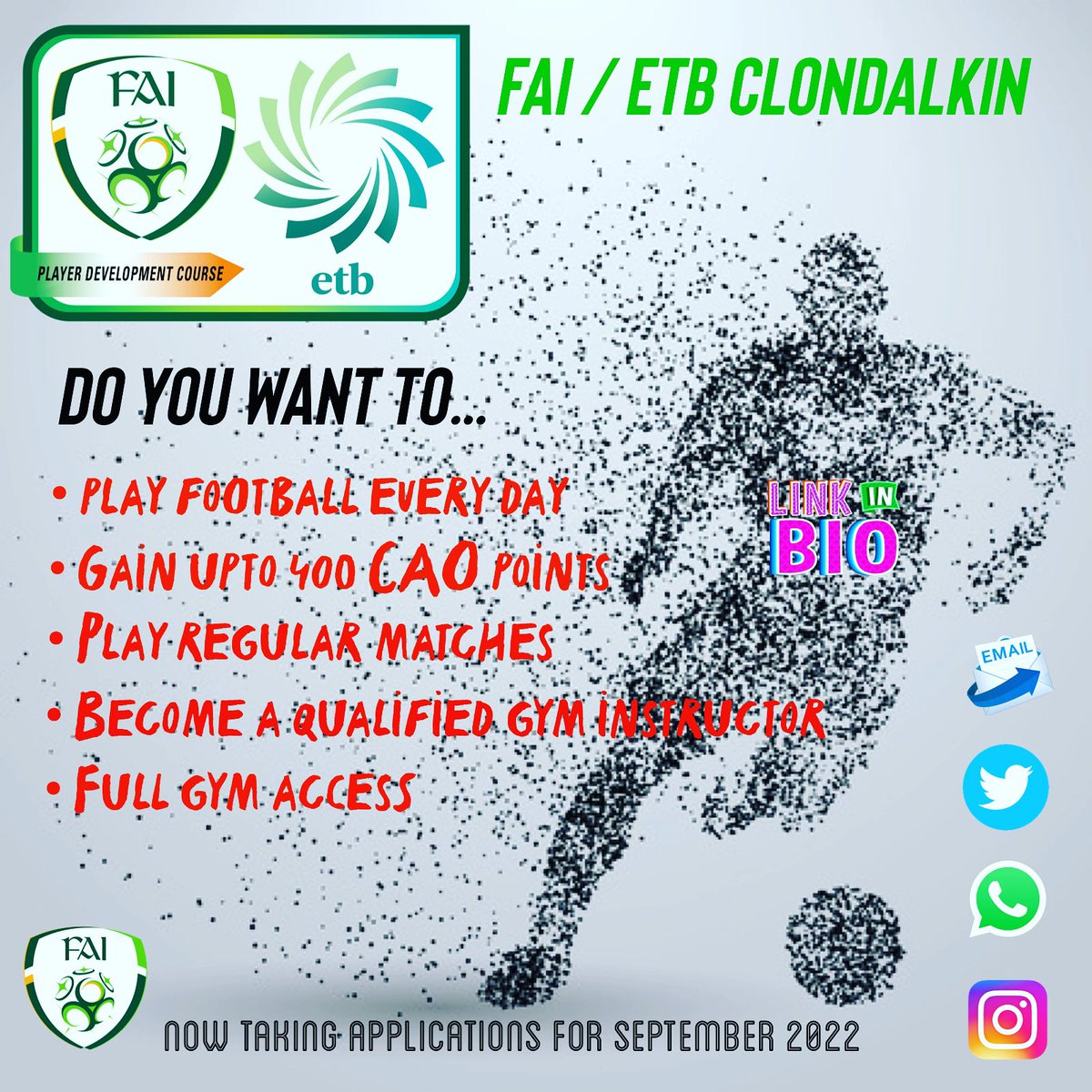 FAICLONDALKIN's tweet photo. Play football every day https://t.co/aTylTDfE63