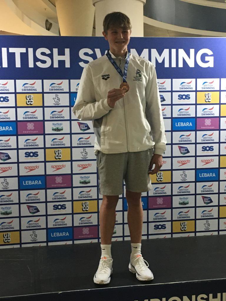 Congratulations Tristyn James! Bronze medal <a href="/britishswimming/">Aquatics GB</a> Summer Champs <a href="/PondsForge/">PondsForge Sheffield</a> Sheffield in the 100m Butterfly - Mens 16 Yrs Age Group in 57.45secs
Amazing meet for you so far with more to come! <a href="/swimwales/">Swim Wales</a> <a href="/porthcawlpe/">Porthcawlpe</a> @haloleisure