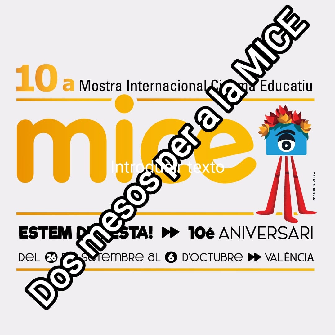 JaumeMartn's tweet photo. En dos mesos a València tindrem el gran Festival internacional de cinema Escolar.
Visca la @micefestival https://t.co/pY0S04mMVZ