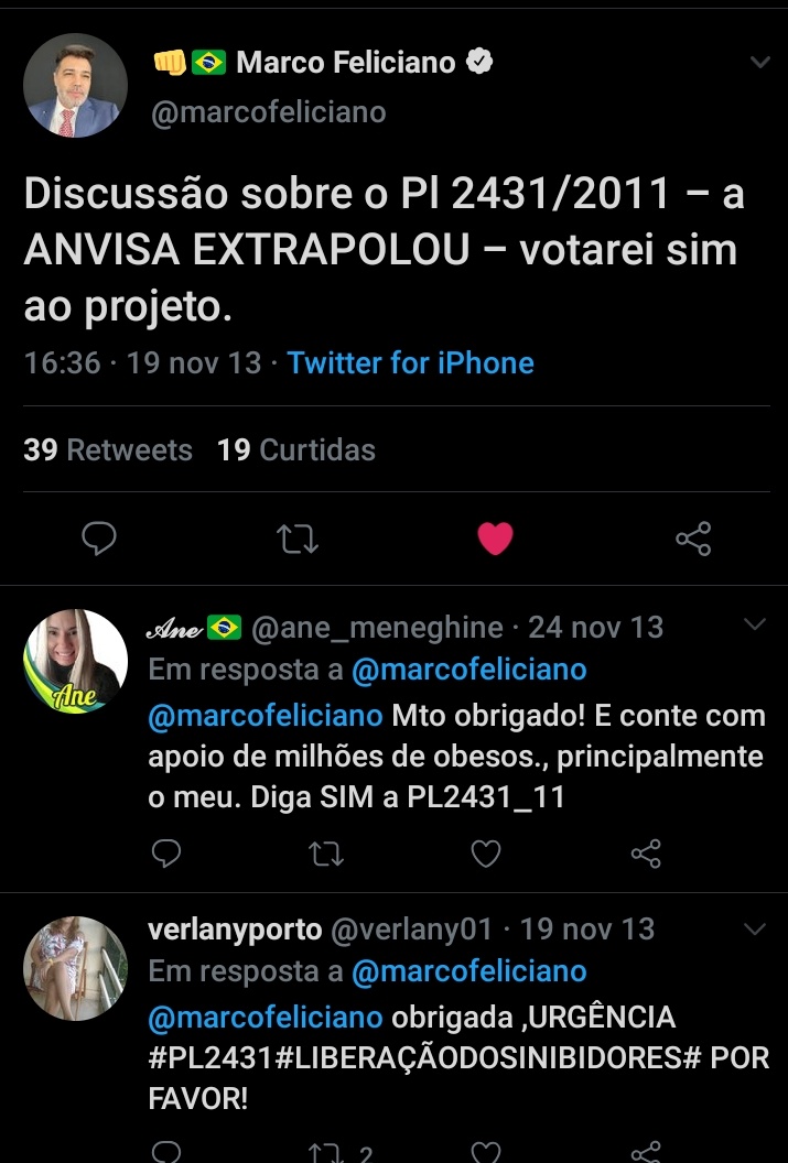 domingasdelsant's tweet photo. @marcofeliciano O PT é praga. Anulou a  #LEI13454_17 no @STF_oficial pela #ADI5779 (Fachin) #PL2431_11 #INC666_11 #REC261_13 #PLC61_15 #REQ4415_16 #PDC1123_13 #PDS52_14 #DLG273_14. Precisa mexer na bancada comunista da saúde. Anfepramona, femproporex e mazindol.
Ñ dá para pagar anti diabéticos. https://t.co/XGkd7gQHI5