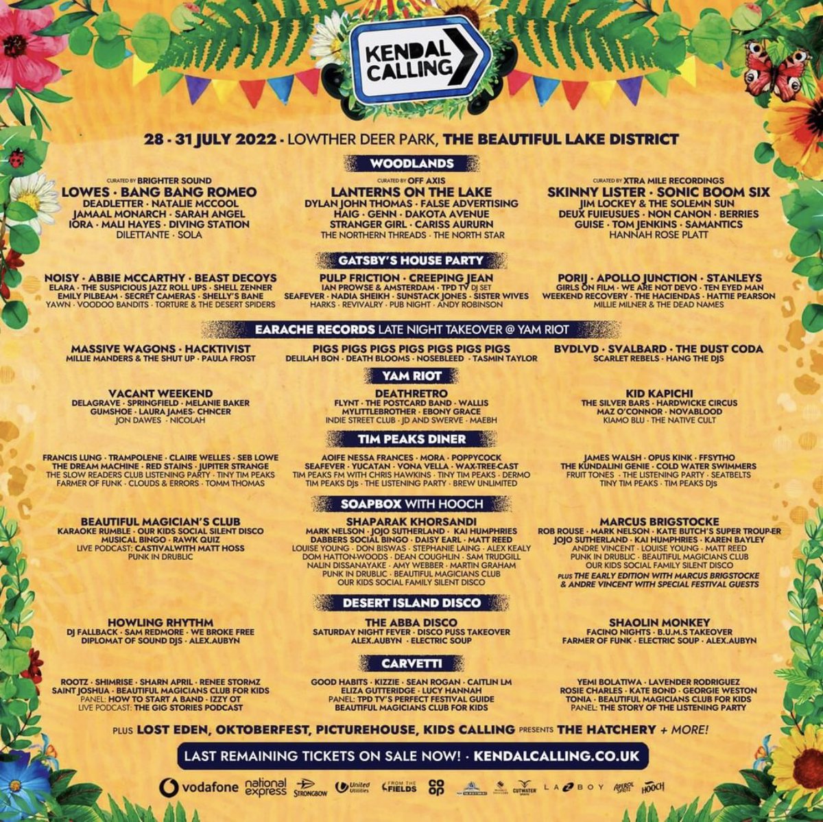 Kendal Calling this weekend! Who’s going? Who do we need to watch?