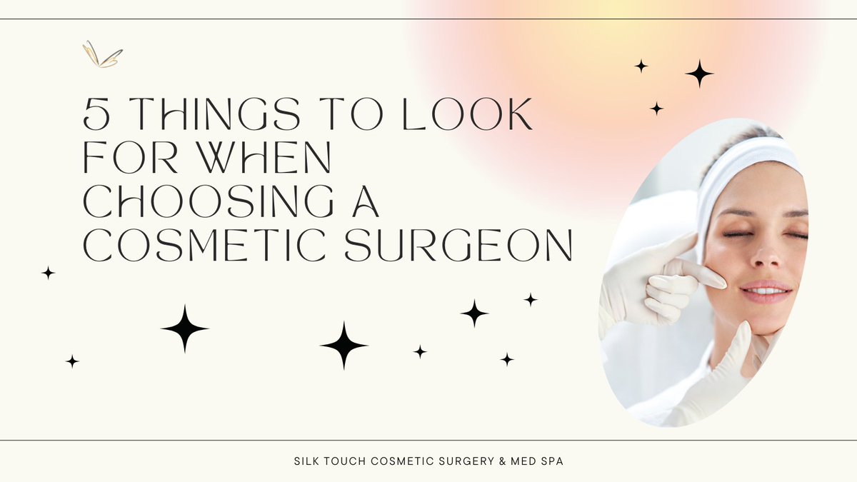 Check out our blog post, "5 Things to Look for When Choosing a Cosmetic Surgeon"! 
Read:blog.silktouchmedspa.com/blog/5-things-…

#silktouch #silktouchboise #silktouchmedspa