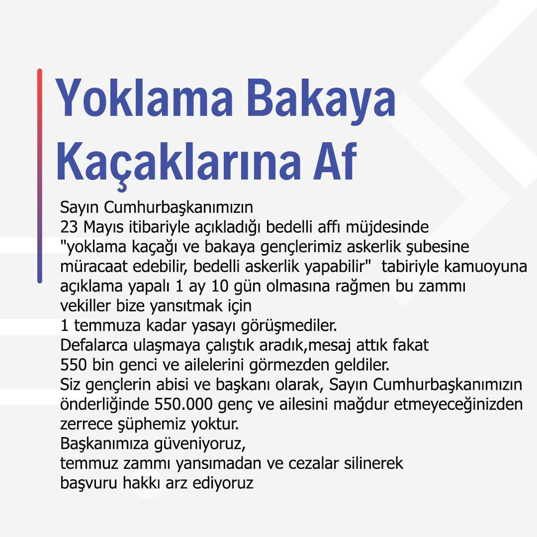 <a href="/demirdenizchp/">Deniz Demir 🇹🇷</a> #bedelliaffı #bedelliaffıcezalarısilinsin