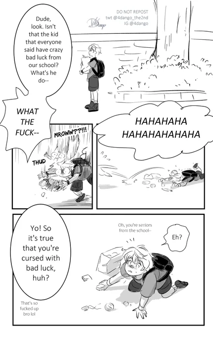 [Modern AU] Intimidation

Because Kaeya is just as bad as Diluc is 