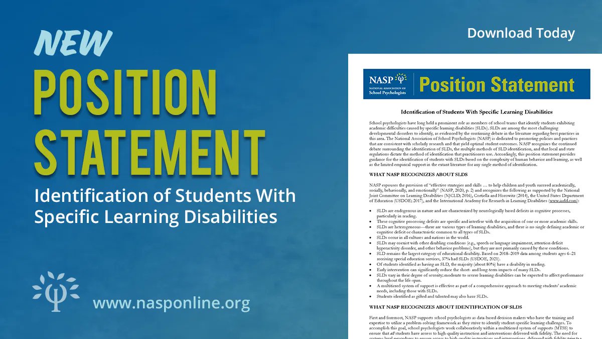 National Association of School Psychologists tweet media