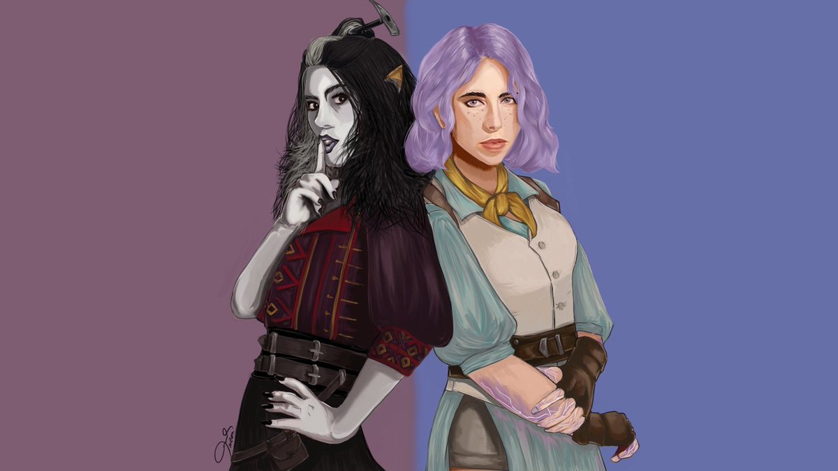 idrusomething's tweet image. My collective art on the #BellsHells is almost complete! I&apos;m currently #workinprogresss with Dorian and Matt&apos;s. Then off to the MightyNein.🤩❤️

#CriticalRoleArt #CriticalRole #CriticalRoleCampaign3