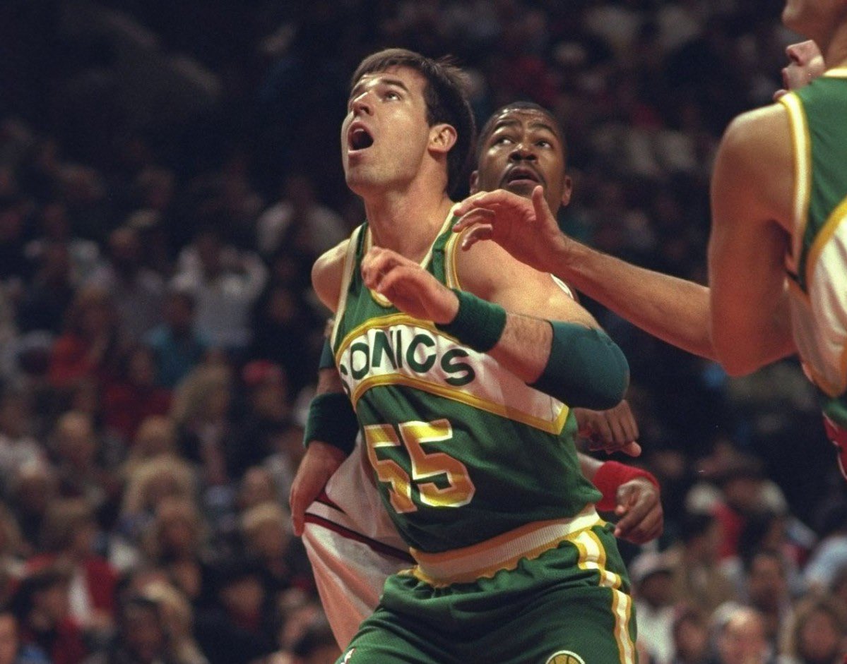 Iconic Sonics on Twitter: "ICONIC SONICS: Steve Scheffler was part of the  Sonics for five seasons in the 90s. A college hoops star at Purdue,  Scheffler played little in Seattle but was