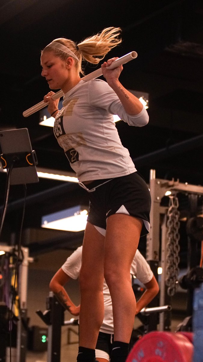 PurdueWBB's tweet image. Work week 😤