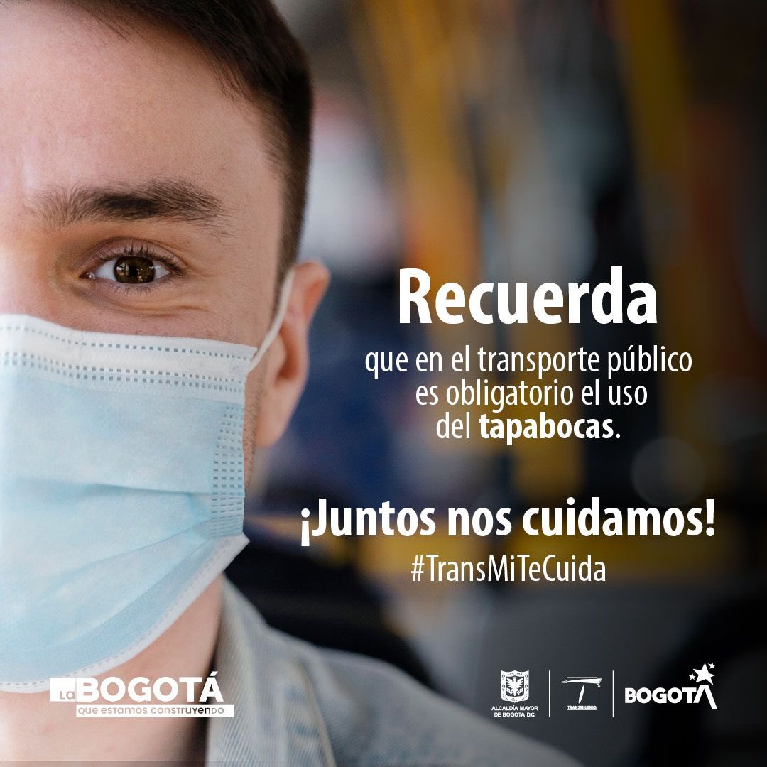 El tapabocas 😷 y tu tarjeta <a href="/tullaveplus/">Tarjeta tullave plus</a> para viajar en <a href="/TransMilenio/">TransMilenio</a> son indispensables #transMiTeCuida