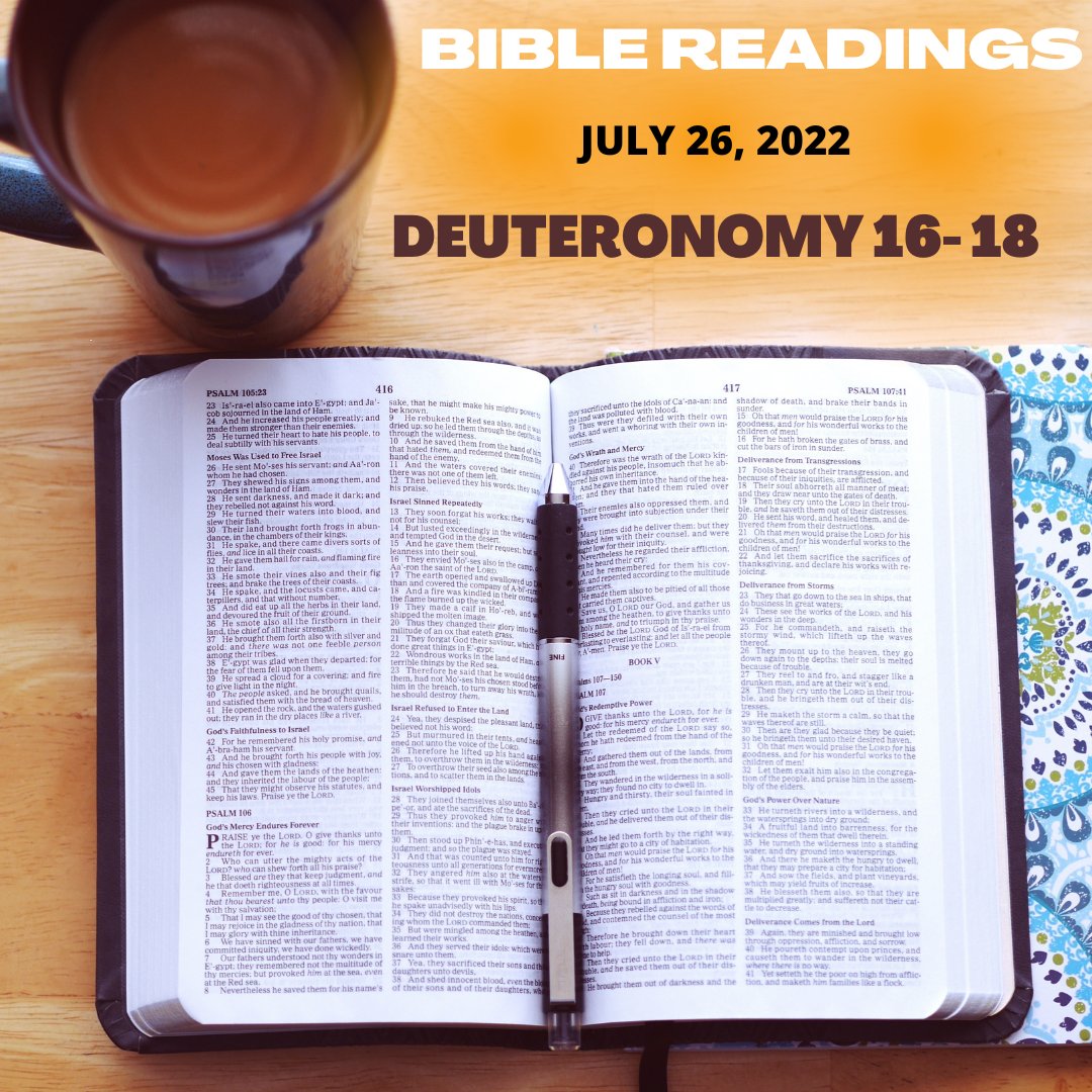 wmucja's tweet photo. Bible Reading for July 22, 2022
#webster #biblereadingplan #deutoronomy https://t.co/Zf0YvAW4JB