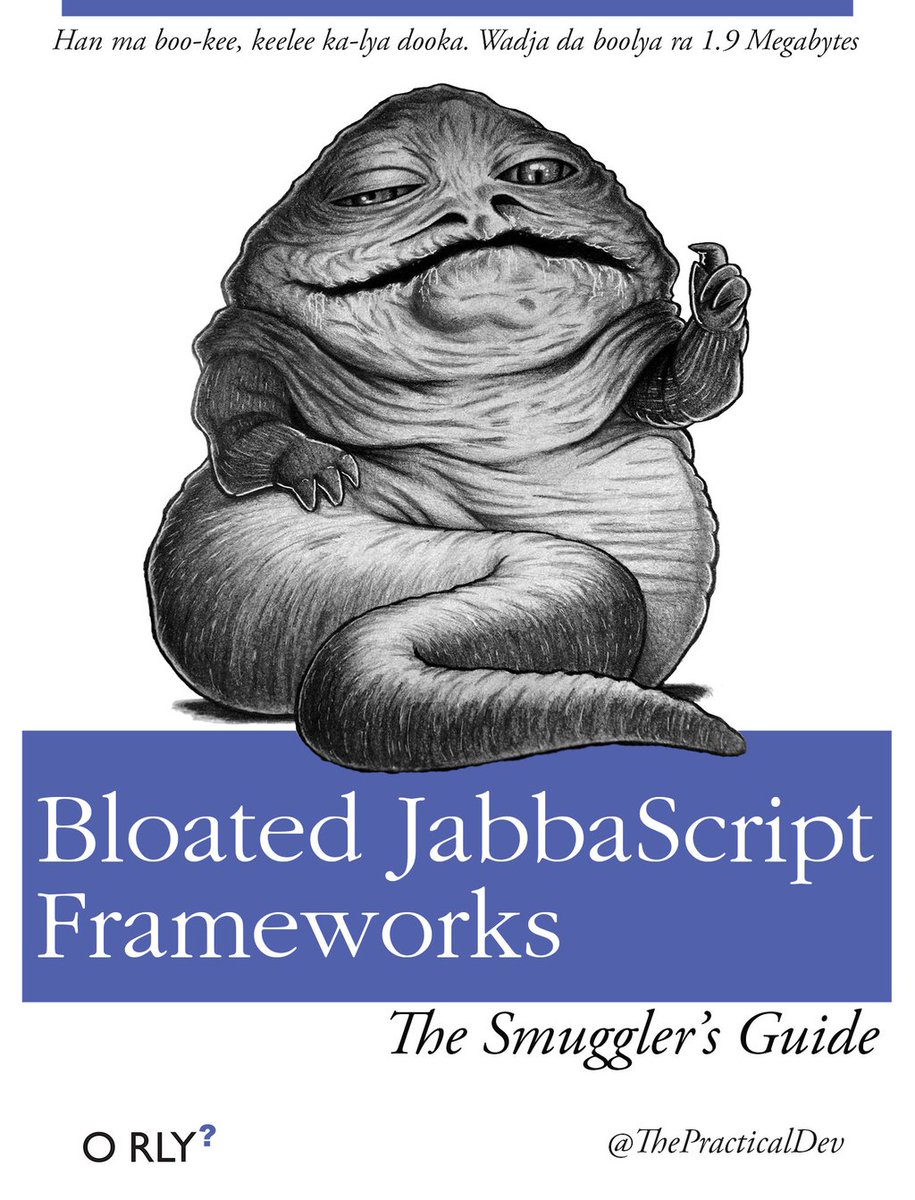 Luisa_Donato's tweet image. Why should you learn JavaScript, when you can learn JabbaScript?