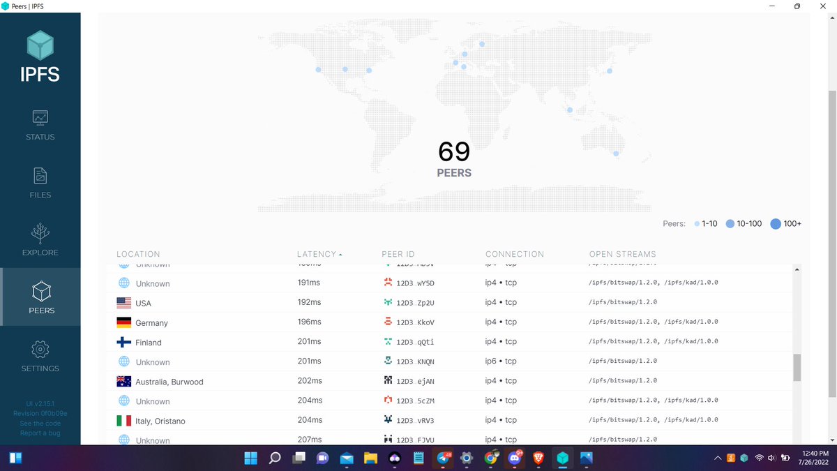 Docushield's tweet image. Our private network is growing by the day! Currently around 69 😎peers connected  and 100+ onboarded!🔥 

We now have videos on how to set up an IPFS node for $DOC 🛡️!

Again big shout to all our testers, wouldn&apos;t be able to do this without you guys!

#Docushield #Kadena #DOCArmy
