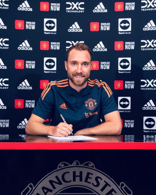 No @ManUtd  will pass without liking or retweeting this Eriksen welcome to Manchester united #MUTOUR22  Anthony