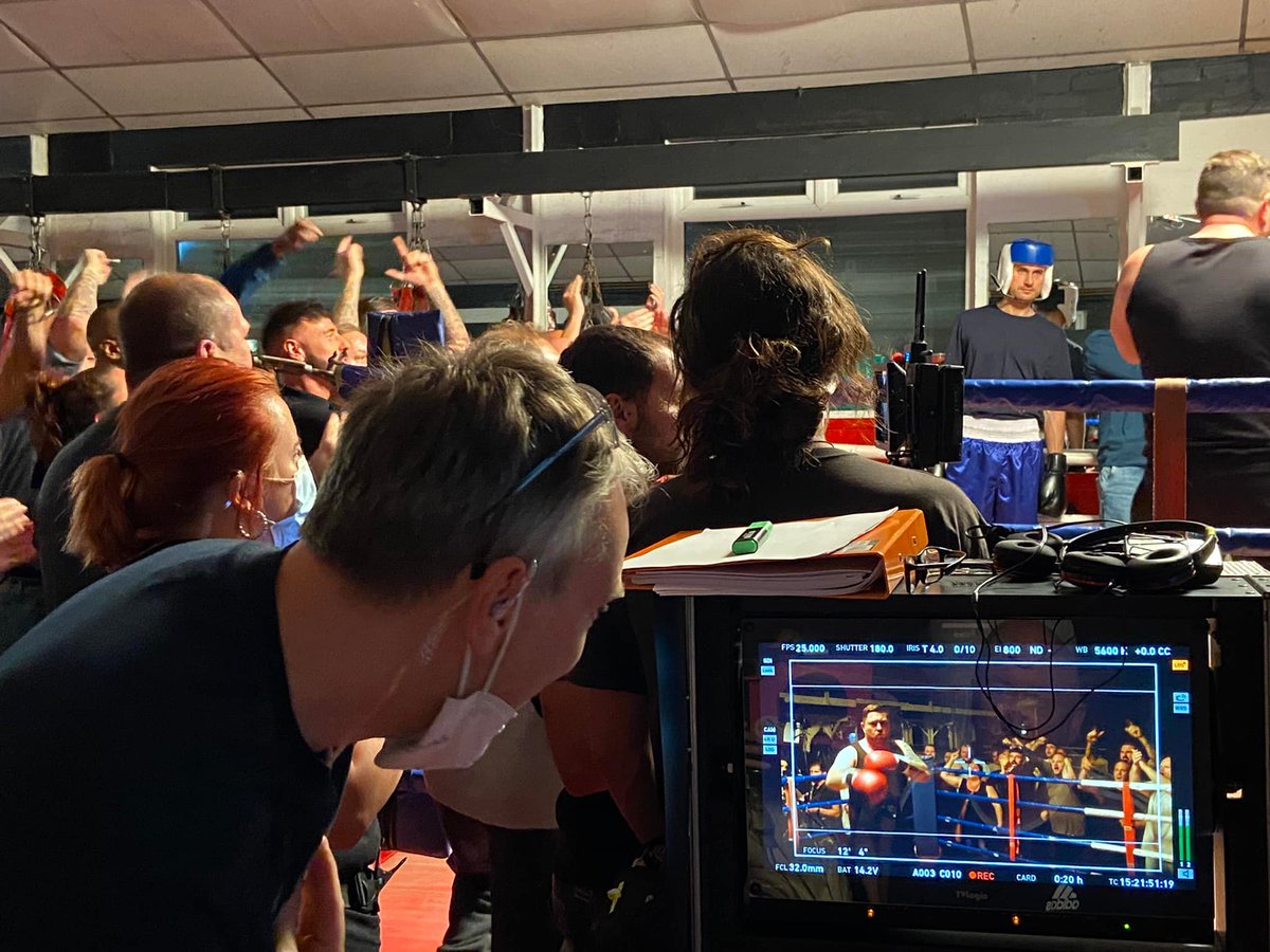 michaelheadact's tweet photo. couple of shots from first day of filming. Dream come true after years of hard graft. Working with a hero of mine Ray Burdis and such a talented cast and great friends. On cloud 9 and feeling so blessed https://t.co/NJE1pn6GmW