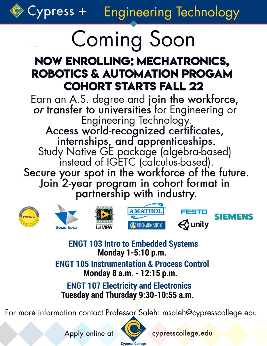Cypress College on Twitter "New Engineering and Engineering Tech