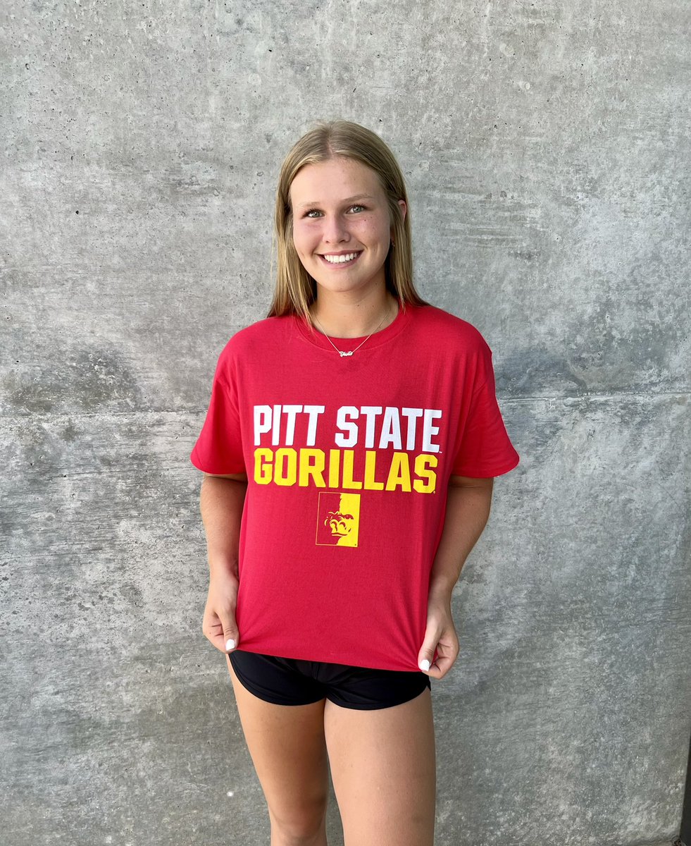 I am excited to announce that I am going to be a GORILLA! I will be continuing my academic &amp; athletic career at Pitt State. Thank you to my parents, coaches, &amp; teammates for all your support. Excited for the future! Go Rillas!❤️💛🦍 <a href="/Gorilla_SFB/">Pitt State Softball 🥎</a> <a href="/VisionArkansas/">VisionGold18U</a> <a href="/bhs_tiger/">BHS Tiger Softball</a>