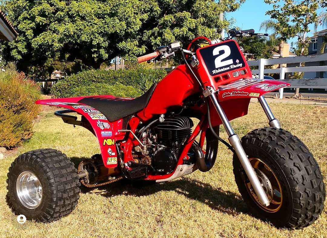 jrsduly's tweet photo. Robertson Racing 2
Famous 1983 Selvy Rocket.. 
#2stroke #trike #race #3wheeler #3wheels #racing #mx #moto #motocross #RobertsonRacing2 #trikelife #atc #atc250r https://t.co/smgeWD1CDd
