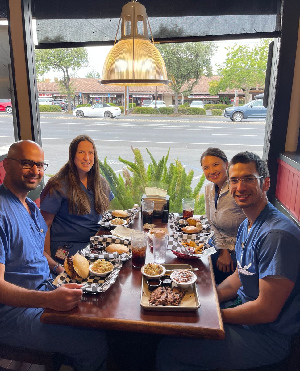 Stanford Plastic Surgery (@stanfordplastic) on Twitter photo 🎓️ It's almost graduation time for our Microsurgery & Plastic-Hand Fellows! 
📸 : Outgoing Microsurgery Fellows Drs. Lauren Daly & Sarah Crowley enjoy Texas-Style BBQ with Faculty Dr. Arash Momeni & Former Chief Dr. Travis Miller at Armadillo Willy's. 🎓️ It's almost graduation time for our Microsurgery & Plastic-Hand Fellows! 
📸 : Outgoing Microsurgery Fellows Drs. Lauren Daly & Sarah Crowley enjoy Texas-Style BBQ with Faculty Dr. Arash Momeni & Former Chief Dr. Travis Miller at Armadillo Willy's.