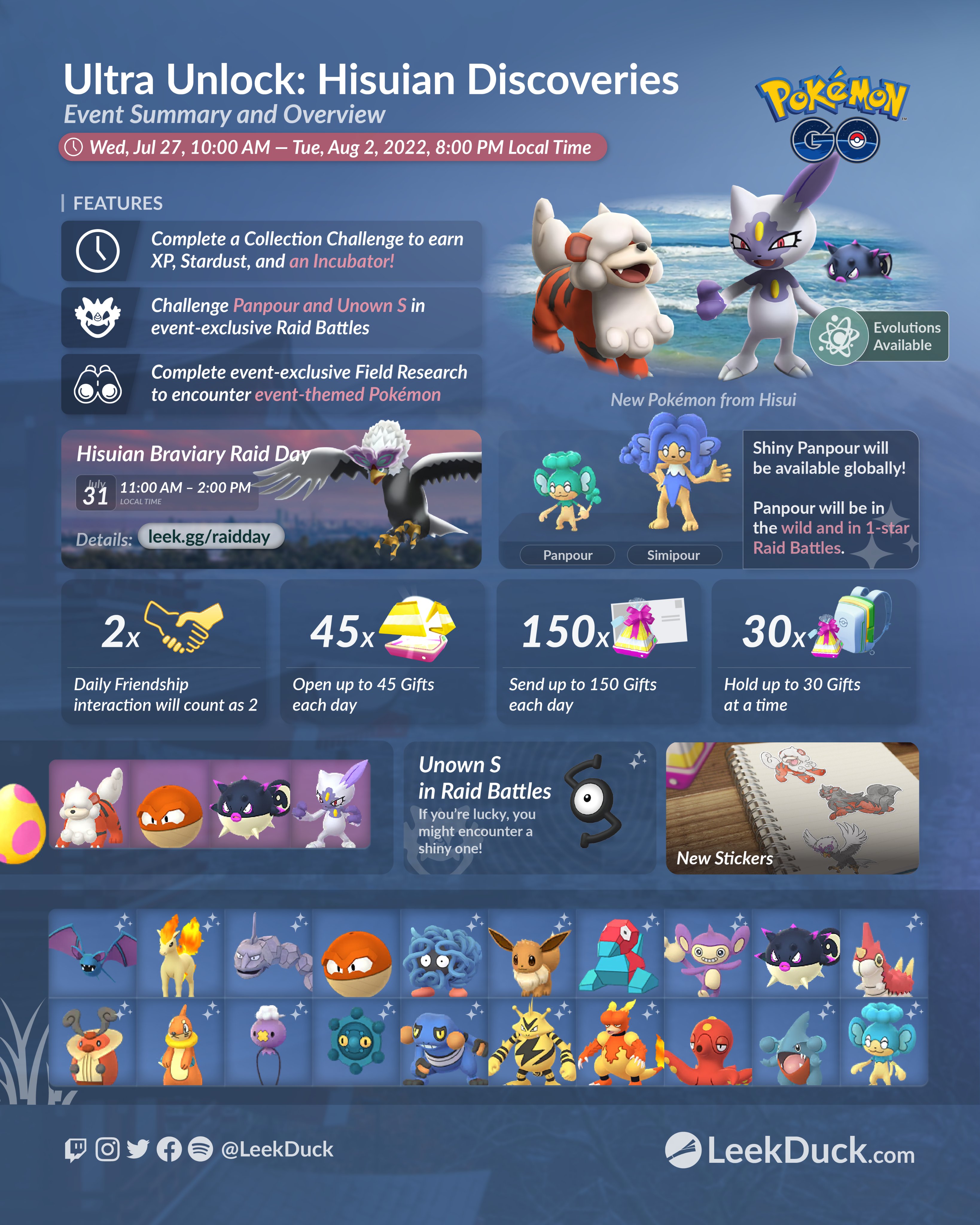 Leek Duck - Pokémon BD & SP Event - Part 1 - Pokémon Brilliant Diamond -  Event-exclusive Field Research Full Details