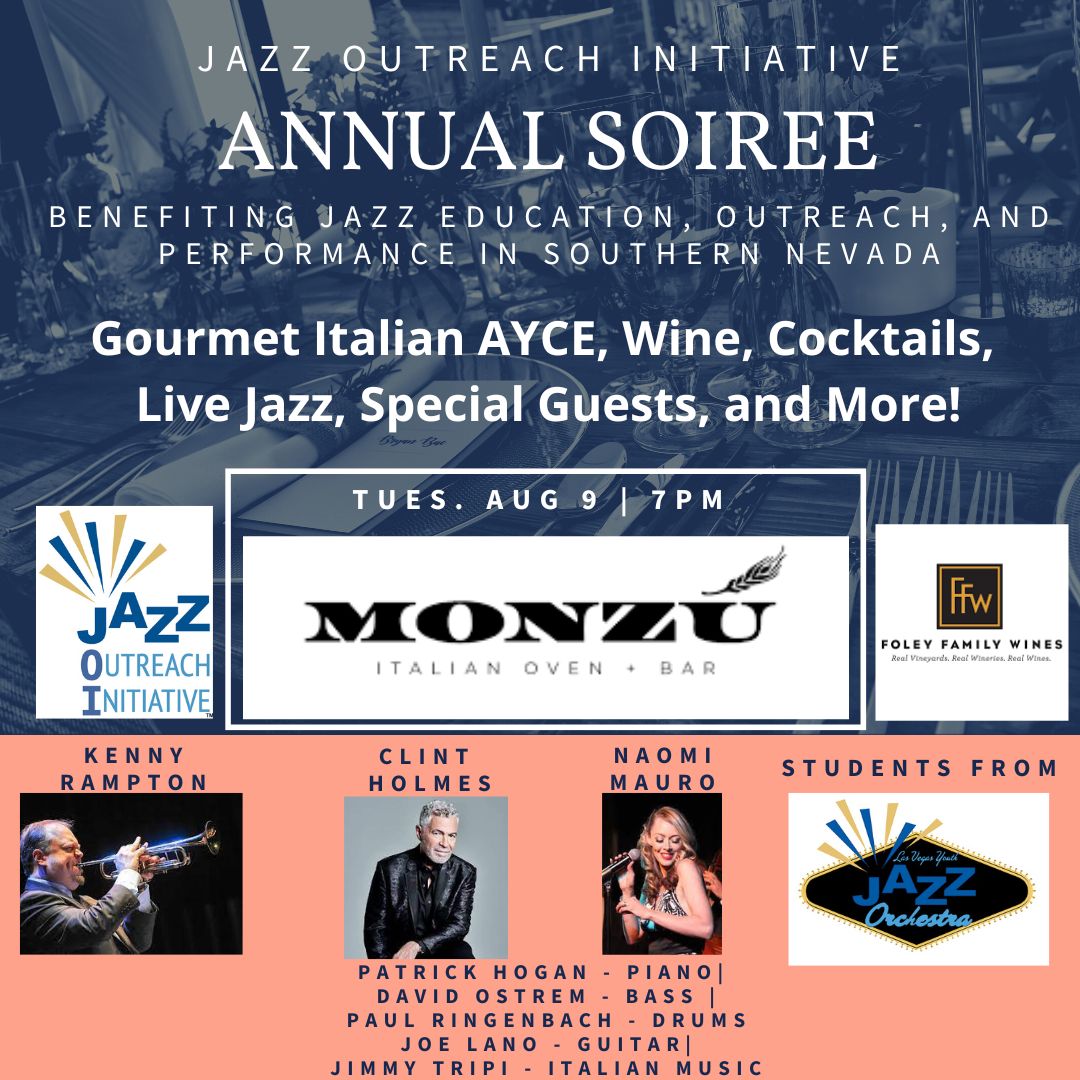 jazz_vegas's tweet photo. Jazz Outreach Initiative · AYCE+D Benefit Dinner at Monzu with Live Jazz supporting Jazz Education, Outreach, & Performance Programs in Southern Nevada!
https://t.co/lmZ9P2F5Hi
#Jazz #jazzeducation #charityevent #LasVegas #AYCE #monzu #joi4jazz #livemusic https://t.co/cSMpV3Lh9f