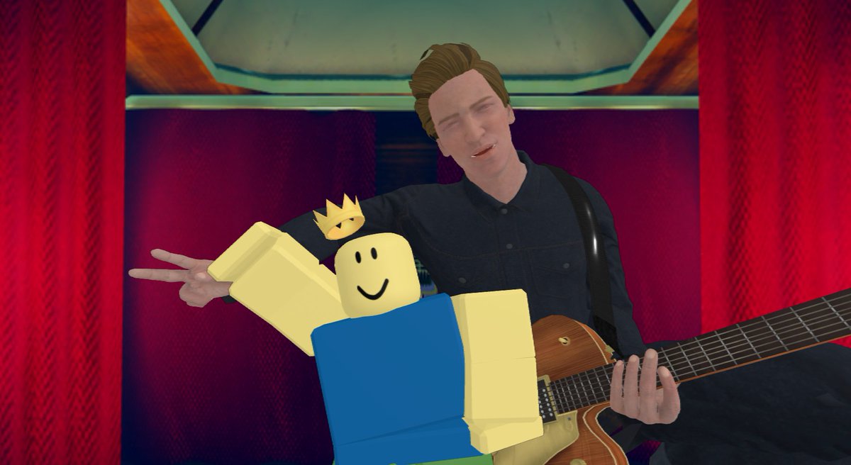 Snapped a photo with my boy <a href="/george_ezra/">george E Z R A</a> #Roblox  #RobloxDev roblox.com/georgeezra