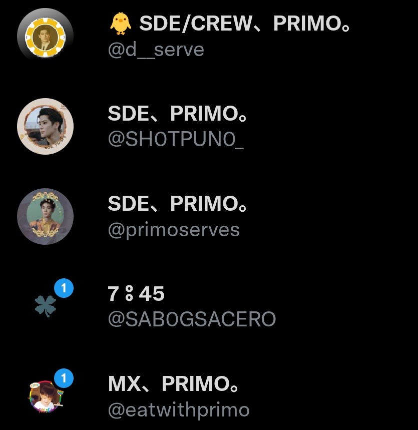 MX. PRIMO。 ── CLOSED. tweet media
