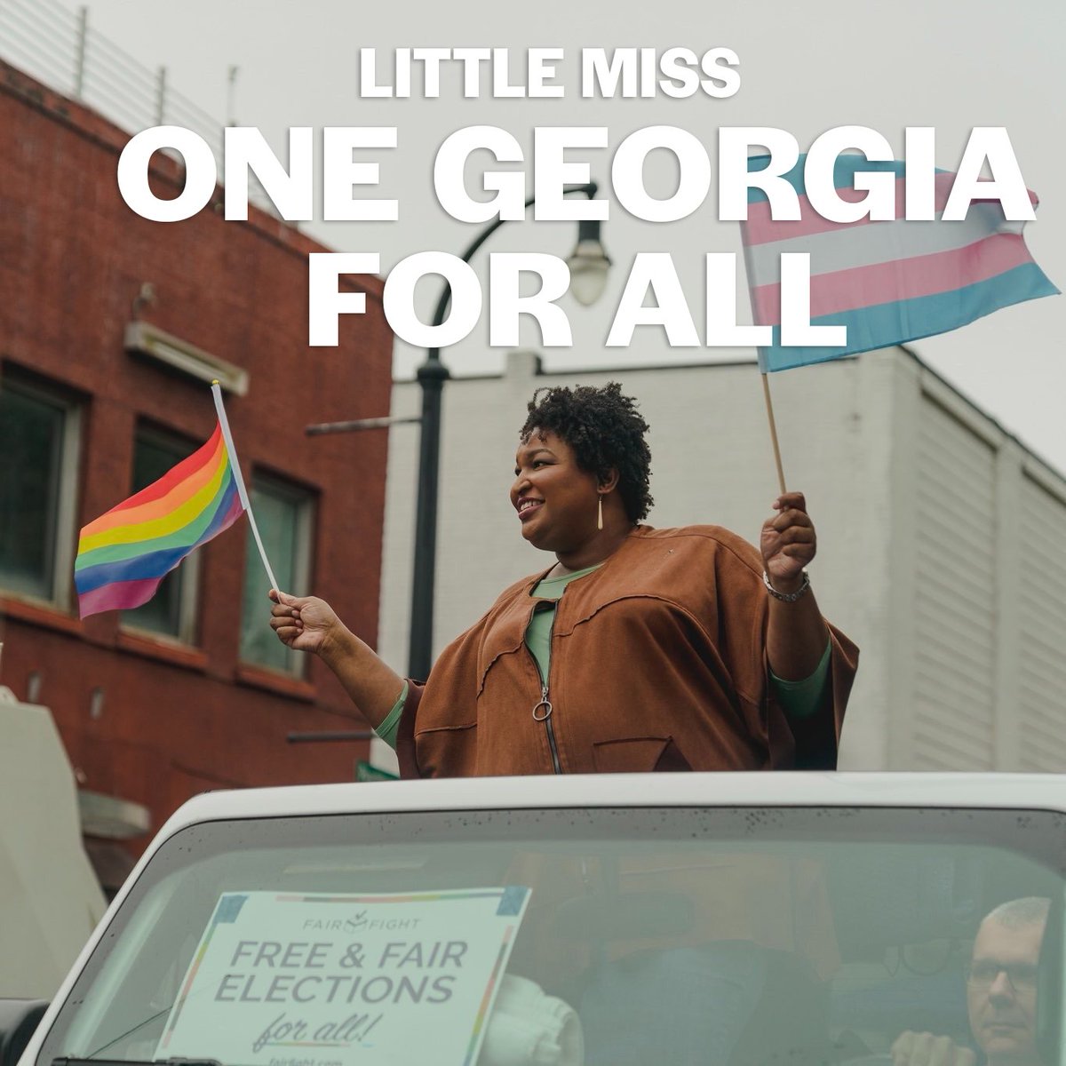 Stacey Abrams tweet media