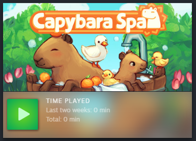 cozykitt's tweet photo. About to load this up for the first time! <3 ;w; I'm pretty excited. I loved Lemon Cake so I got good feelings about this one #CapybaraSpa #cosygame #CozyBeeGames @EloiseGameDev https://t.co/7Q5AWzKBLg