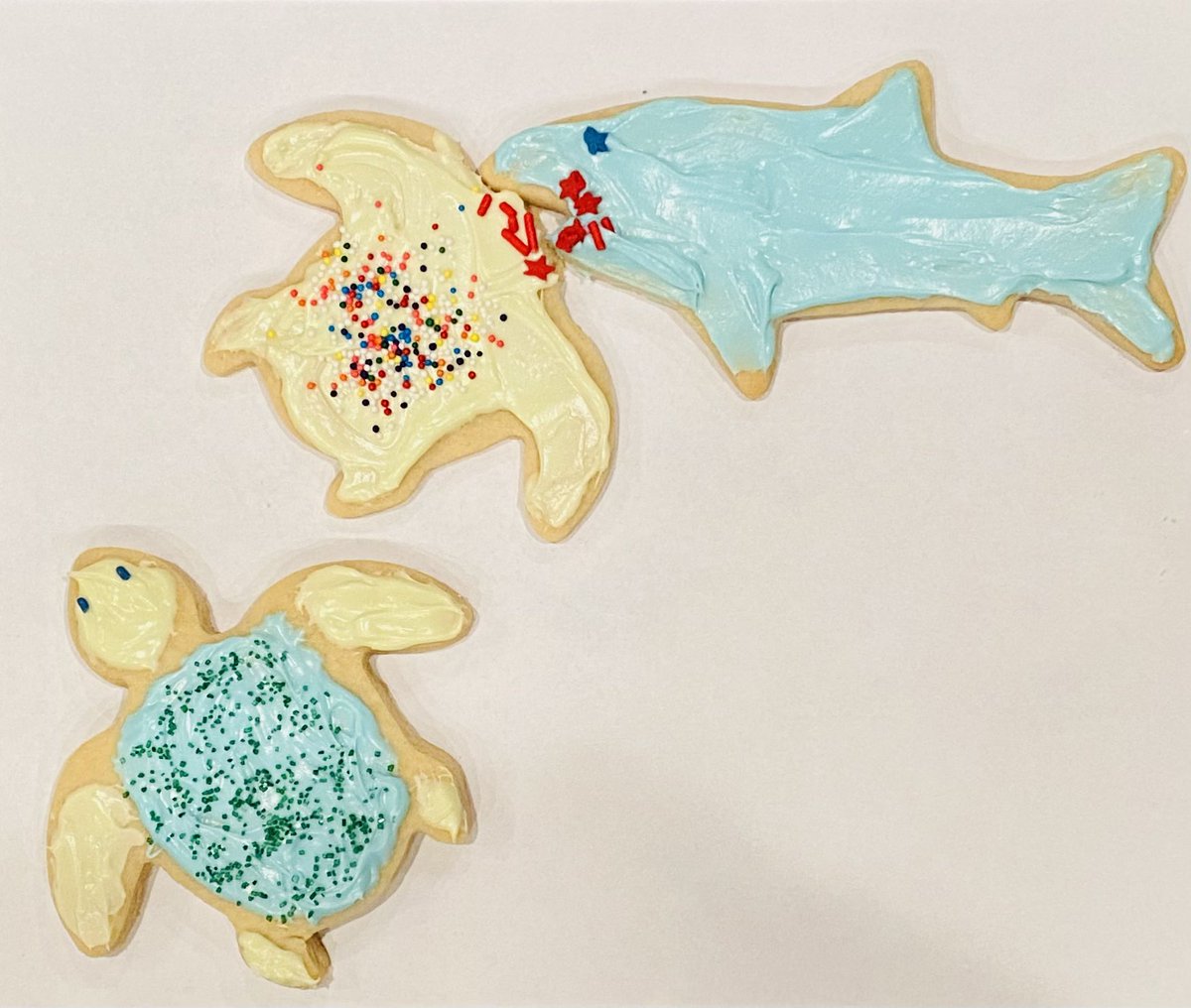 Hey <a href="/SharkWeek/">Shark Week</a> our family is baking some cookies of the sea to celebrate #SharkWeek2022. #SharkWeek