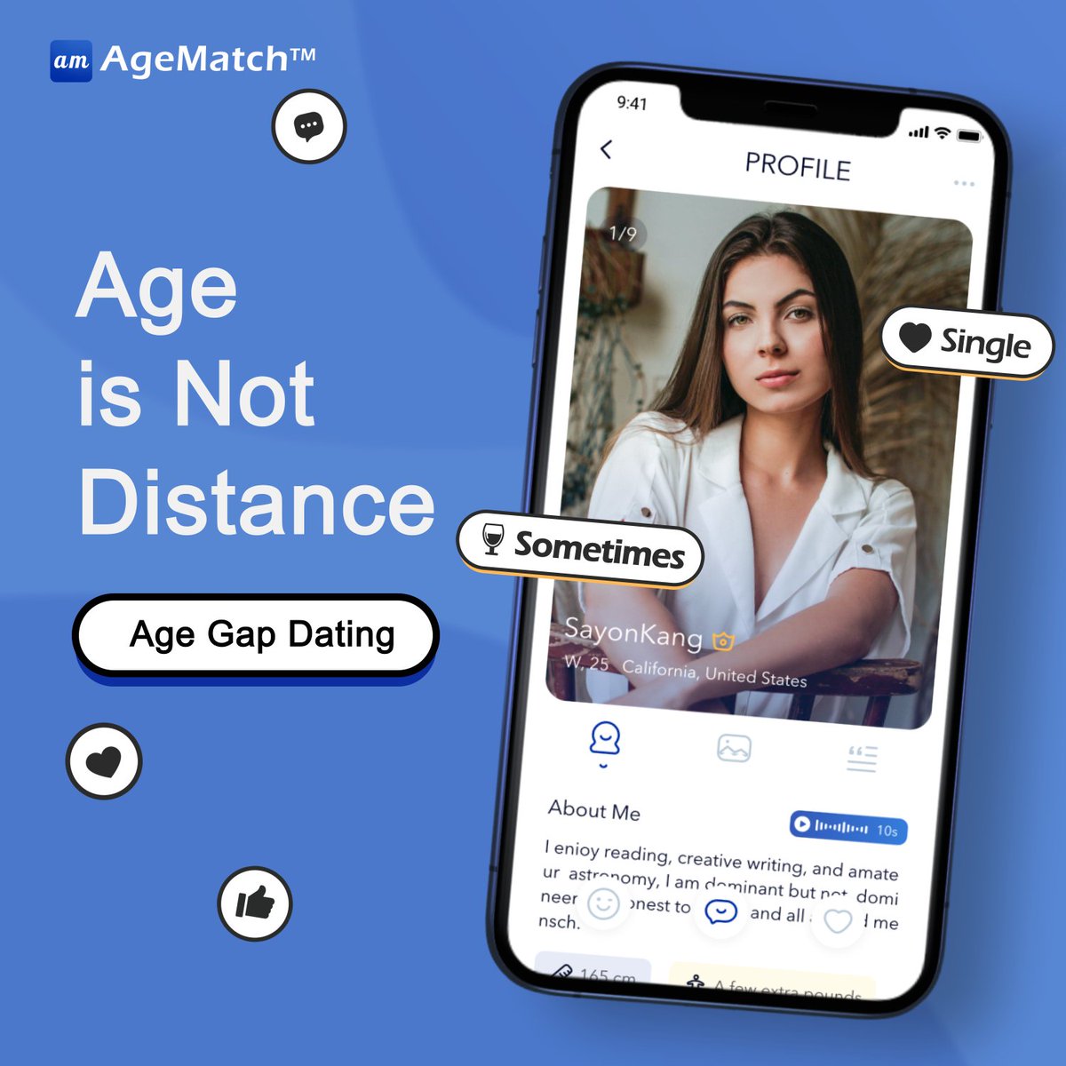 Age_Match's tweet photo. Write a bio that lets your personality shine through! User profiles that contain the words “dog,” “travel,” music,” and “love” get the most matches and likes.
#LoveIsland #agematch #relationships #dating #datingprofile https://t.co/4xXpNaziSU