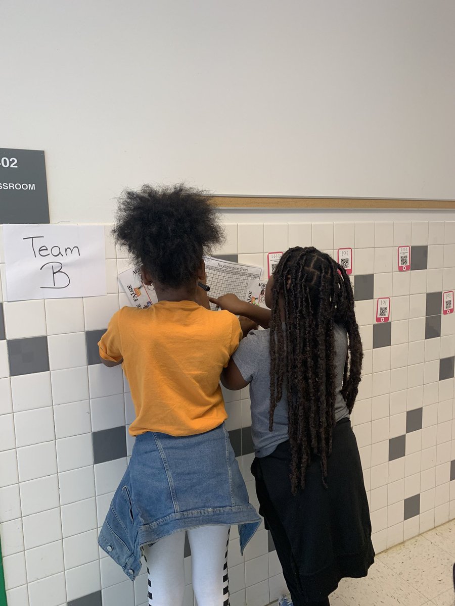 The 4th grade classes were very competitive in playing the robot race game!  The students answered questions on comparing and ordering fractions and used the robots to retrieve the answer card.  This race was a nail biting ending and the students enjoyed it!