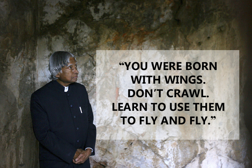news18dotcom's tweet photo. "You have to dream before your dream can come true": Dr #APJAbdulKalam 

Popularly remembered as #MissileMan, Former President Dr Kalam's demise in 2015 left the nation in shock. Here's a look at some of his inspiring quotes 👇
https://t.co/vx2WBBXP4S https://t.co/LITt6KQxId