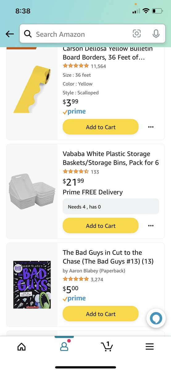 Canddeesha's tweet photo. In 2021 over 30% of teachers reported spending more than $1,000 of their own money on student supplies.

I still have some high priority items on my list. I appreciate any and all help! It truly takes a village.
https://t.co/bLakCjE1e3

#clearthelist #teachertwitter @amazon https://t.co/J68sfipZW7