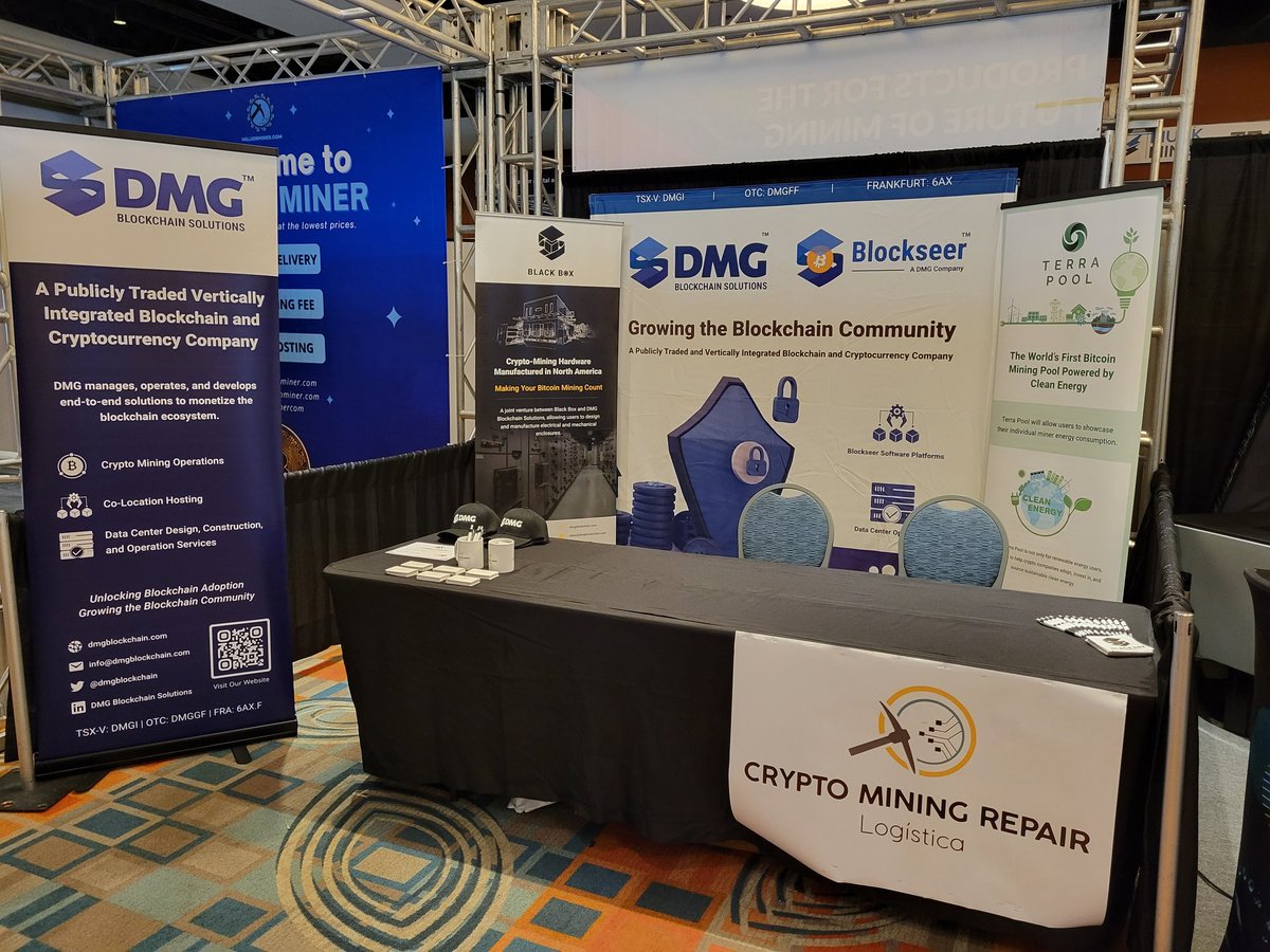 BlackBox_MFG's tweet photo. Come say hello at the @dmgblockchain booth tomorrow @MiningDisrupt https://t.co/17l8BF4MIF