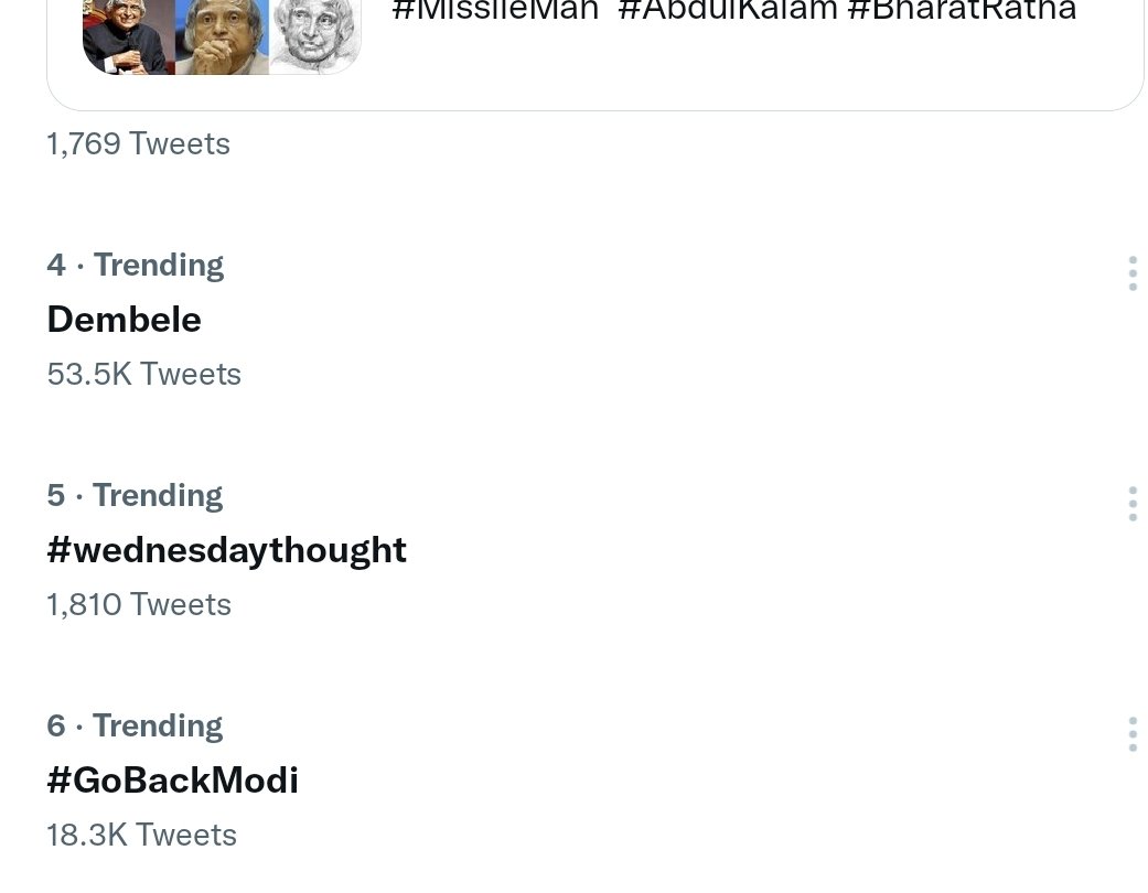 #Trending6 #GoBackModi