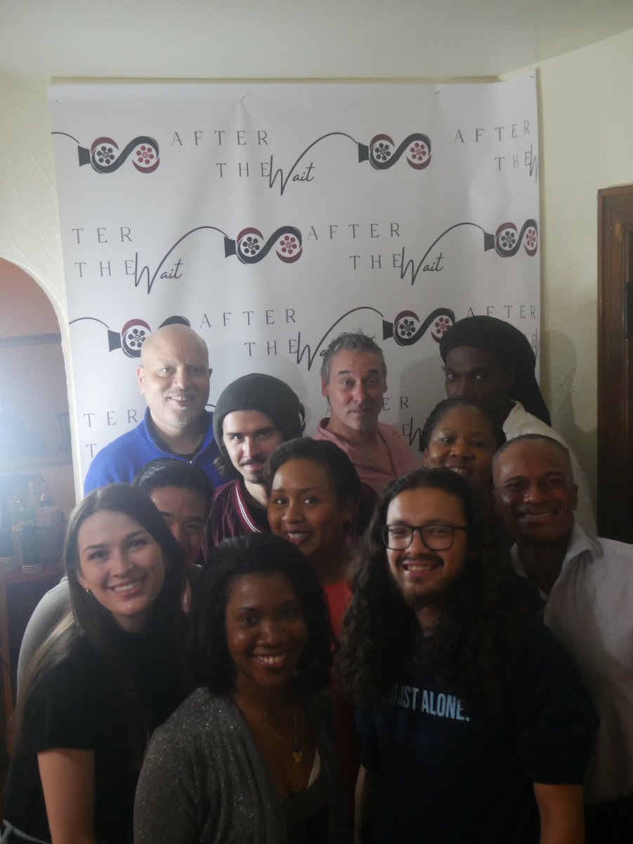 AftertheWait's tweet image. What a great time! Thank you again to our AMAZING cast and crew for making this film what it is. Don't forget to watch and like our trailer if you haven't yet. youtube.com/watch?v=sv5Fki…
.
Tags: #supportindiefilm #featurefilm #romance #drama #christianfilm  #supportblackcreatives