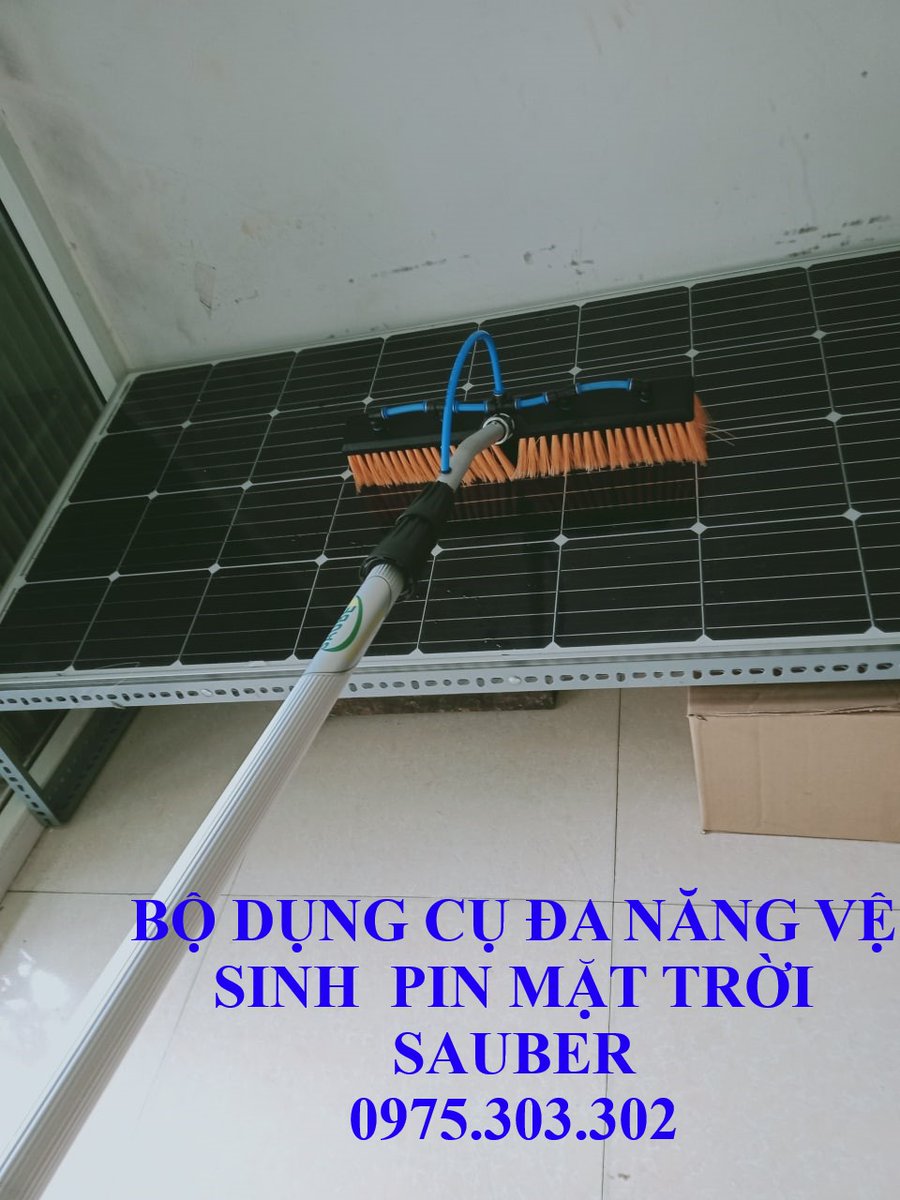 MinhPraha's tweet photo. BỘ DỤNG CỤ VỆ SINH ĐA NĂNG SAUBER - CÓ DÂY NƯỚC
CÔNG DỤNG:
🔹 Vệ sinh tấm pin mặt trời
🔹 Vệ sinh cửa kính
🔹 Rửa xe tải
🔹 Chà sàn, sân 
🔹 Rửa bảng hiệu
🔹 Vệ sinh mặt tiền, nền bằng đá hoa cương
....... Và nhiều công dụng khác
👉👉 HÀNG SẴN KHO https://t.co/6zsZeRadBd
