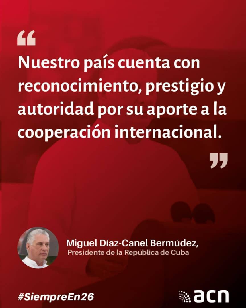 .<a href="/DiazCanelB/">Miguel Díaz-Canel Bermúdez</a> en #CienfuegosEn26 #Cuba #SiempreEn26 <a href="/ACN_Cuba/">Agencia Cubana de Noticias</a>
